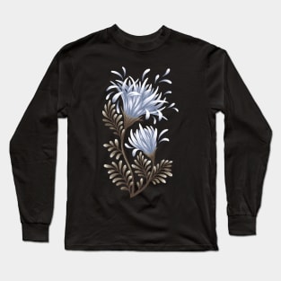 Daisies - White / Midnight Long Sleeve T-Shirt